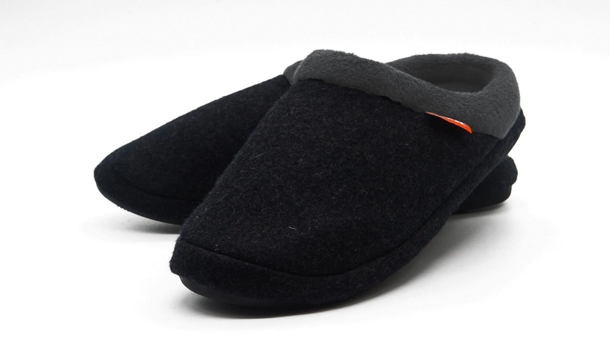 JERRY OPEN SLIPPER || CHARCOAL MARL || ARCHLINE