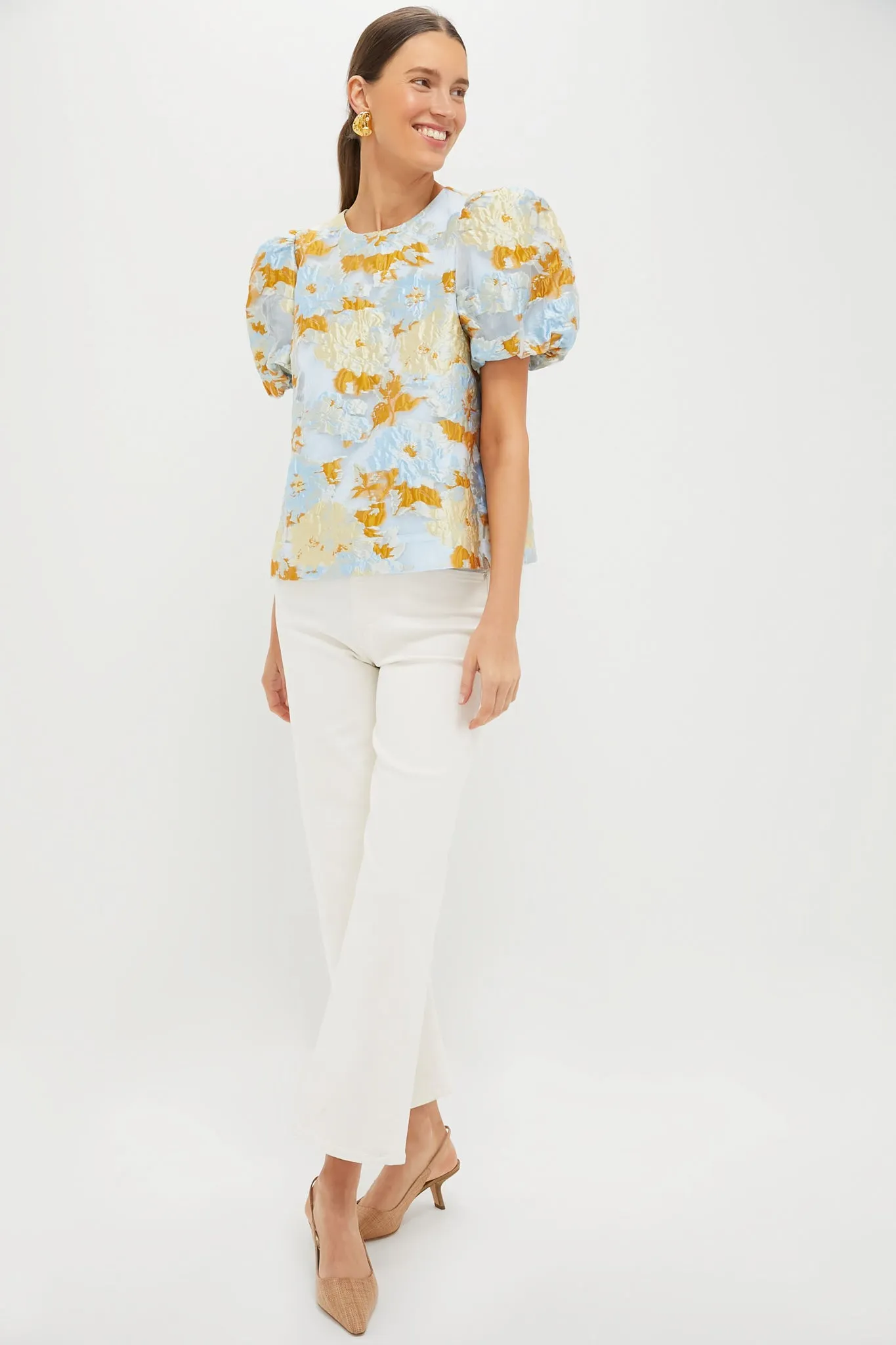 Jessamine Jacquard Lyla Blouse