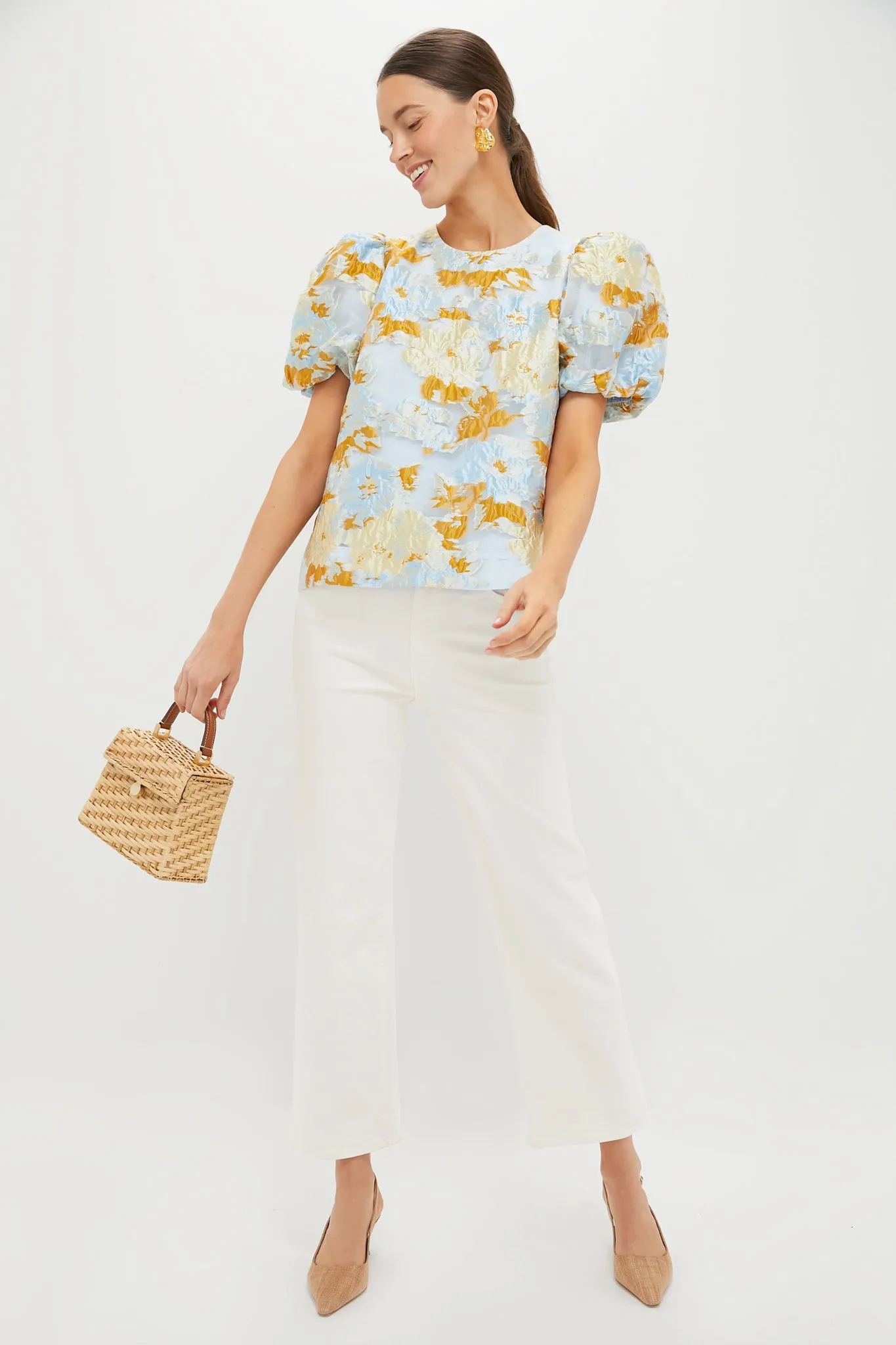Jessamine Jacquard Lyla Blouse