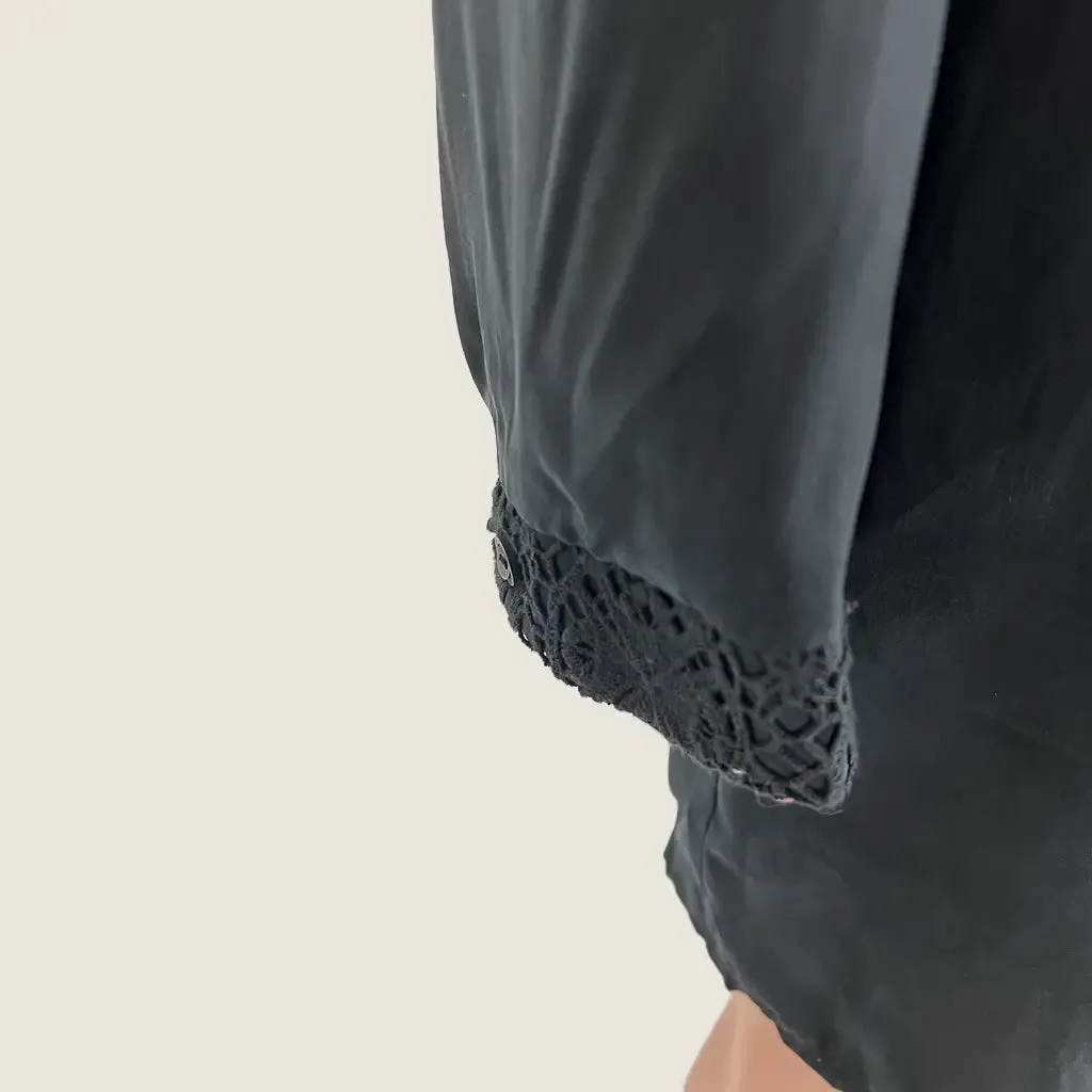 Katherine Black Shirt Midi Dress 14