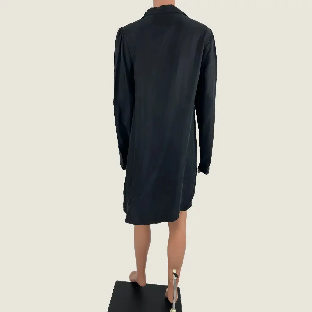 Katherine Black Shirt Midi Dress 14