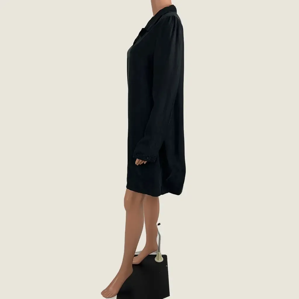 Katherine Black Shirt Midi Dress 14