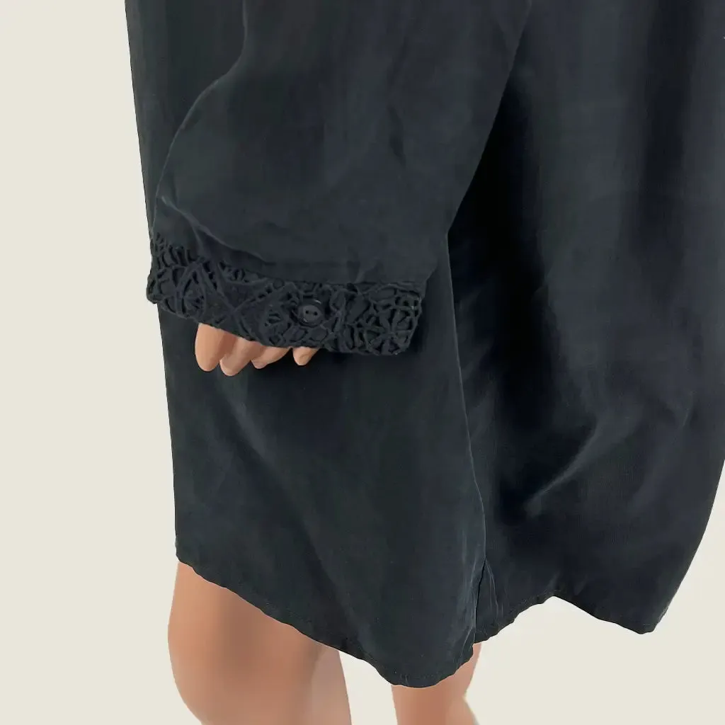 Katherine Black Shirt Midi Dress 14