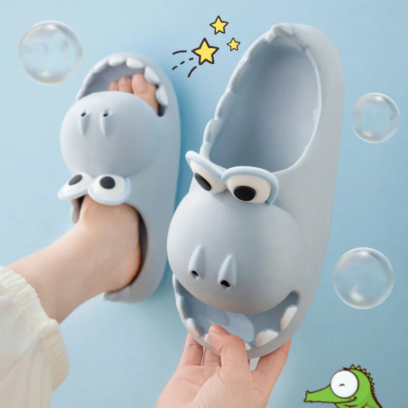 Kids Dinosaur Slippers Wholesale Summer Cartoon Parent Child