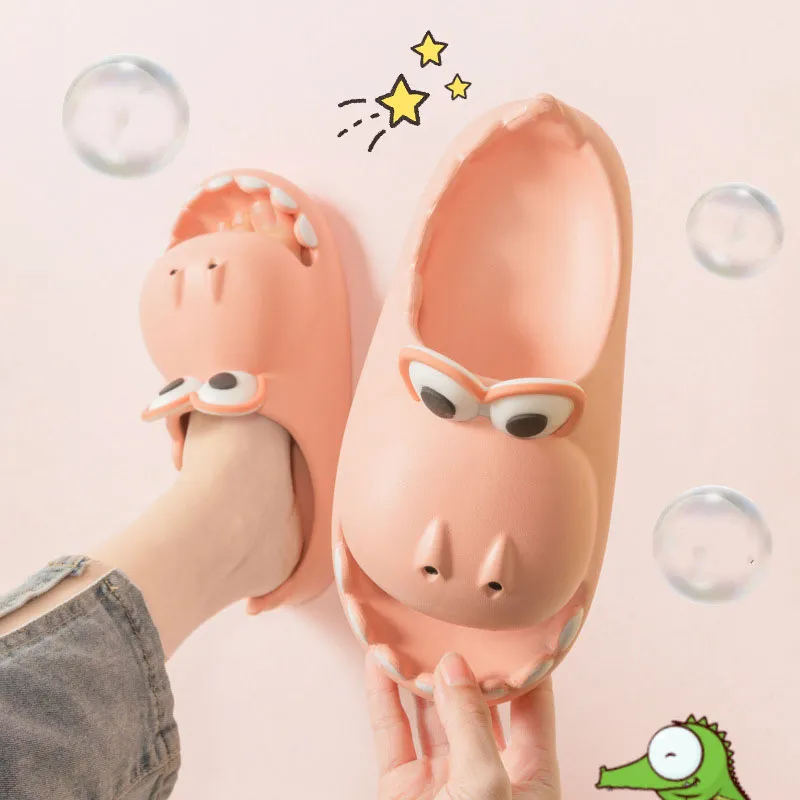 Kids Dinosaur Slippers Wholesale Summer Cartoon Parent Child