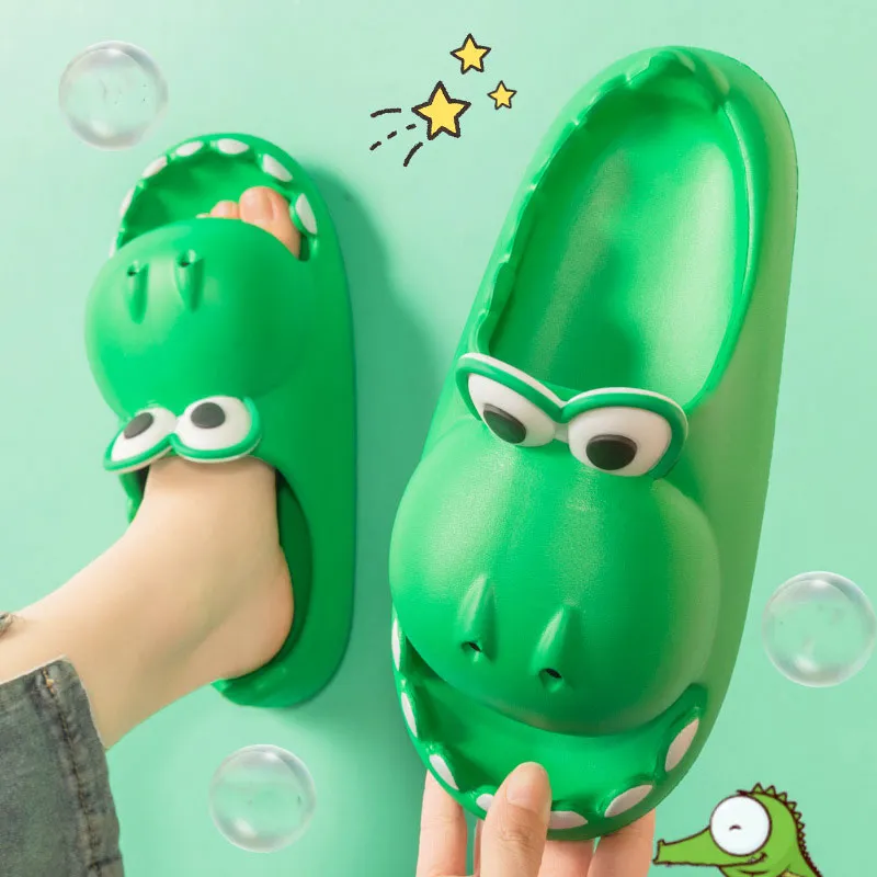 Kids Dinosaur Slippers Wholesale Summer Cartoon Parent Child