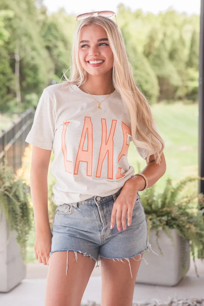 Lake Heather Natural Graphic Tee FINAL SALE