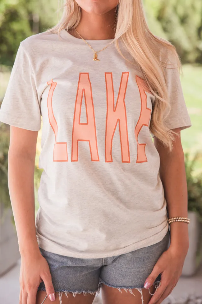 Lake Heather Natural Graphic Tee FINAL SALE