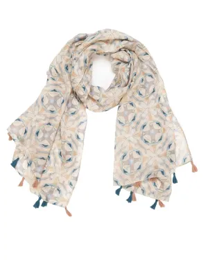 Light Weight Woven Geometric Scarf