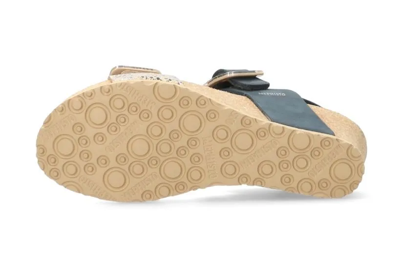 'Lissia' women's sandal - blue mix