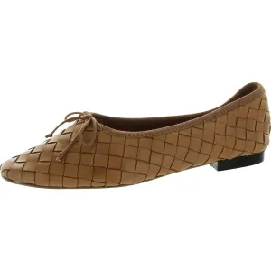 Loeffler Randall Womens Landry Woven Leather Flat Shoes