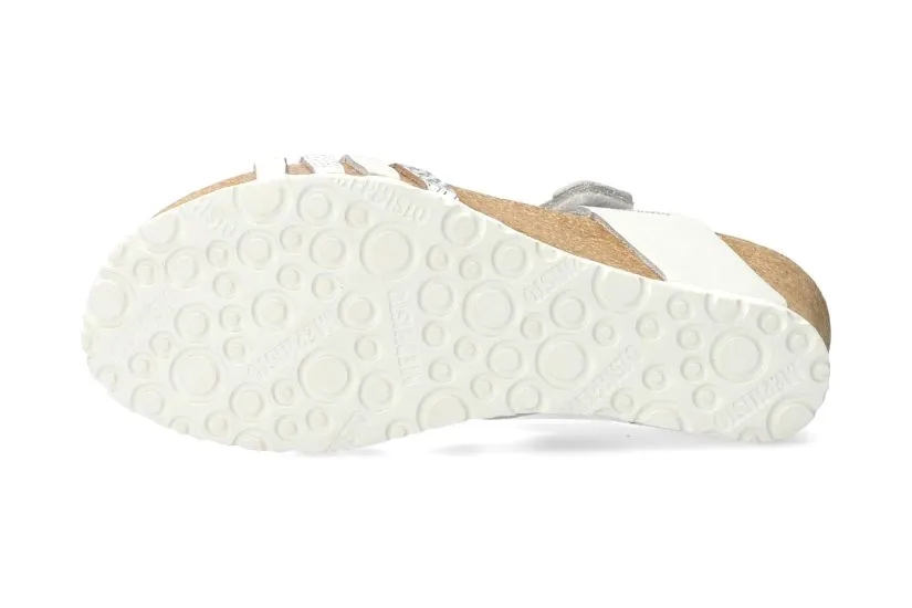 'Lucia' women's wedge sandal - white