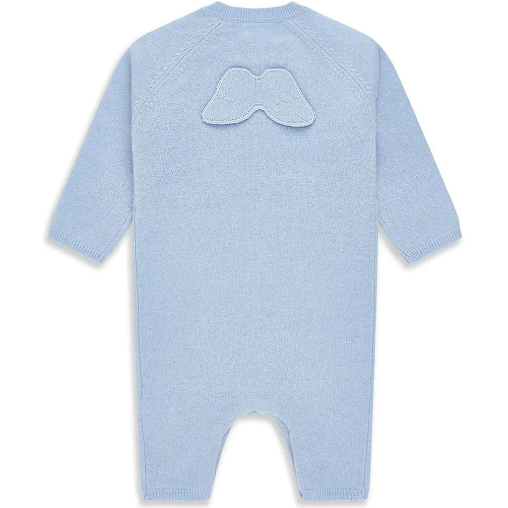 Luxury Baby Boy Hamper, Marie-Chantal Cashmere Romper And Organic Cotton Sleepsuit, Steiff GOTS Teddy