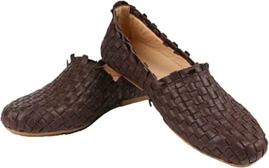 Men's Woven Slip On Loafers Driving Flats