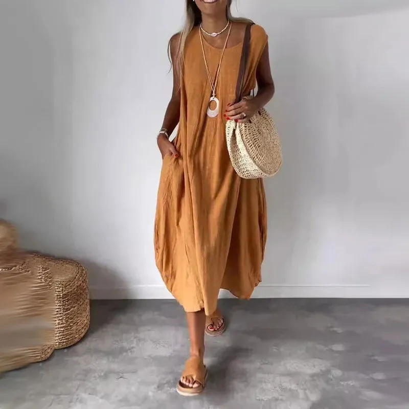 Mila - Relaxed Boho Maxi Dress 🌿✨
