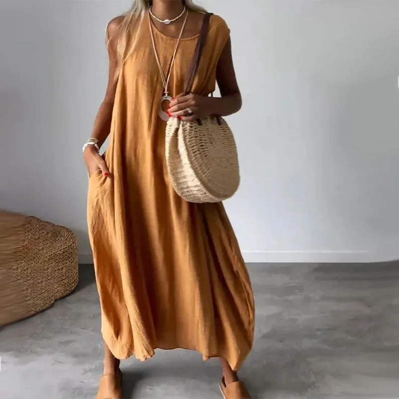 Mila - Relaxed Boho Maxi Dress 🌿✨