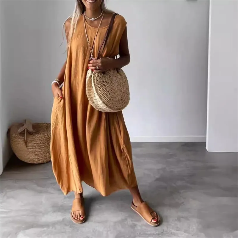 Mila - Relaxed Boho Maxi Dress 🌿✨