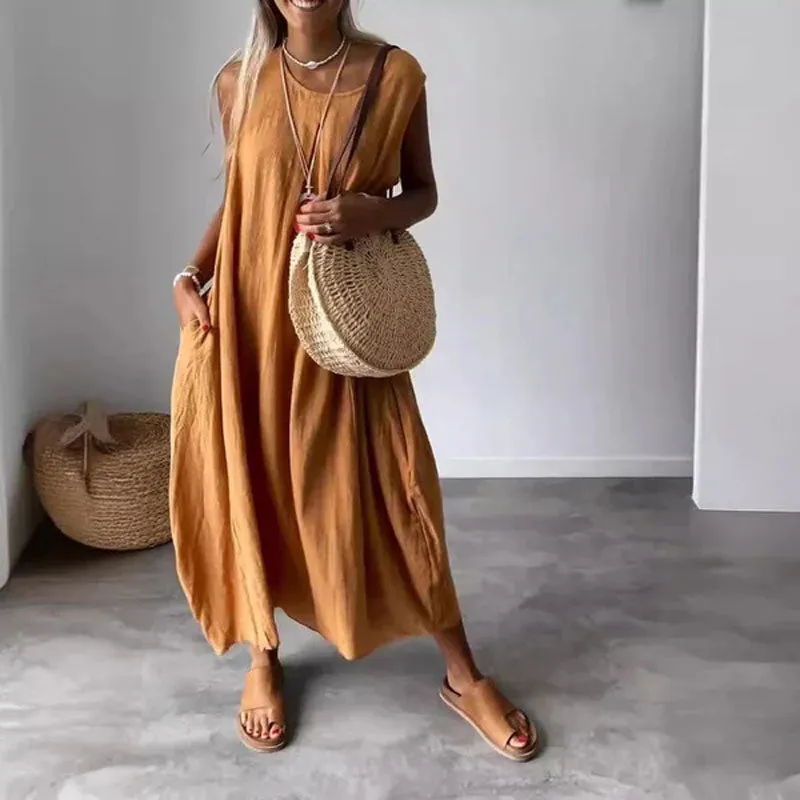 Mila - Relaxed Boho Maxi Dress 🌿✨