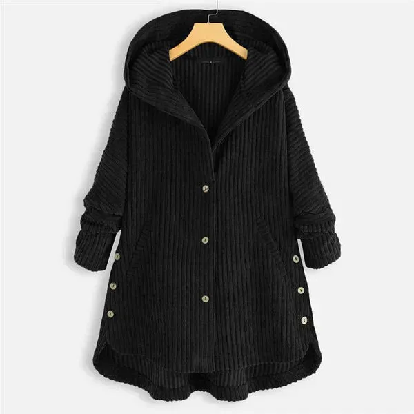 Niko – Corduroy Hooded Coat