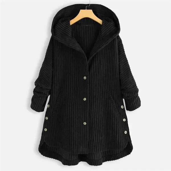 Niko – Corduroy Hooded Coat