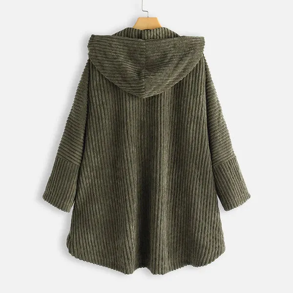 Niko – Corduroy Hooded Coat