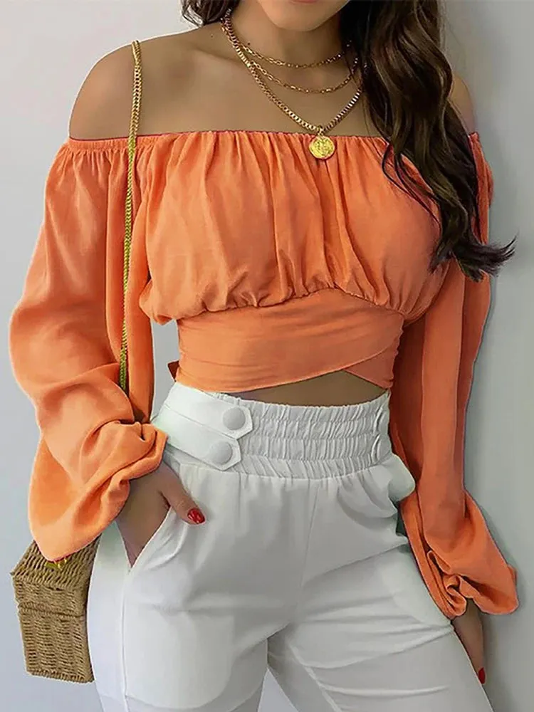 Obsidian Phoenix Women's Luxury Off-Shoulder Blouse