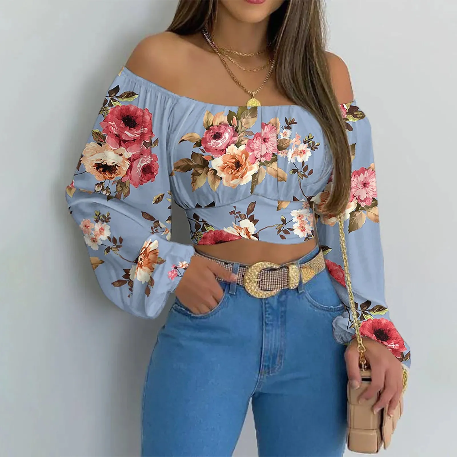 Obsidian Phoenix Women's Luxury Off-Shoulder Blouse