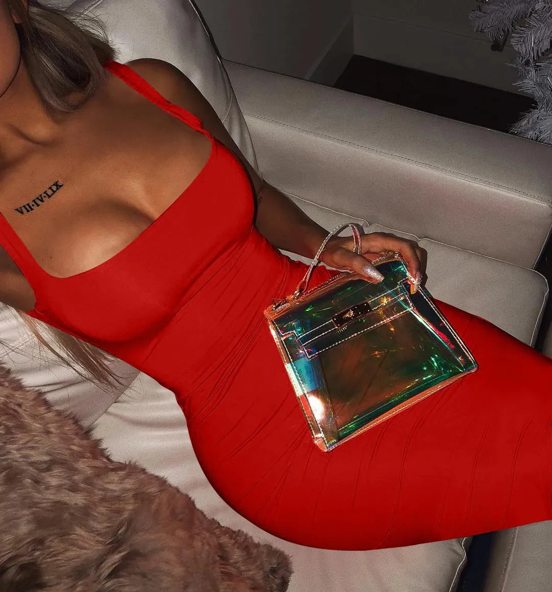 Obsidian Phoenix Women's Luxury Sexy Tank Top Dress