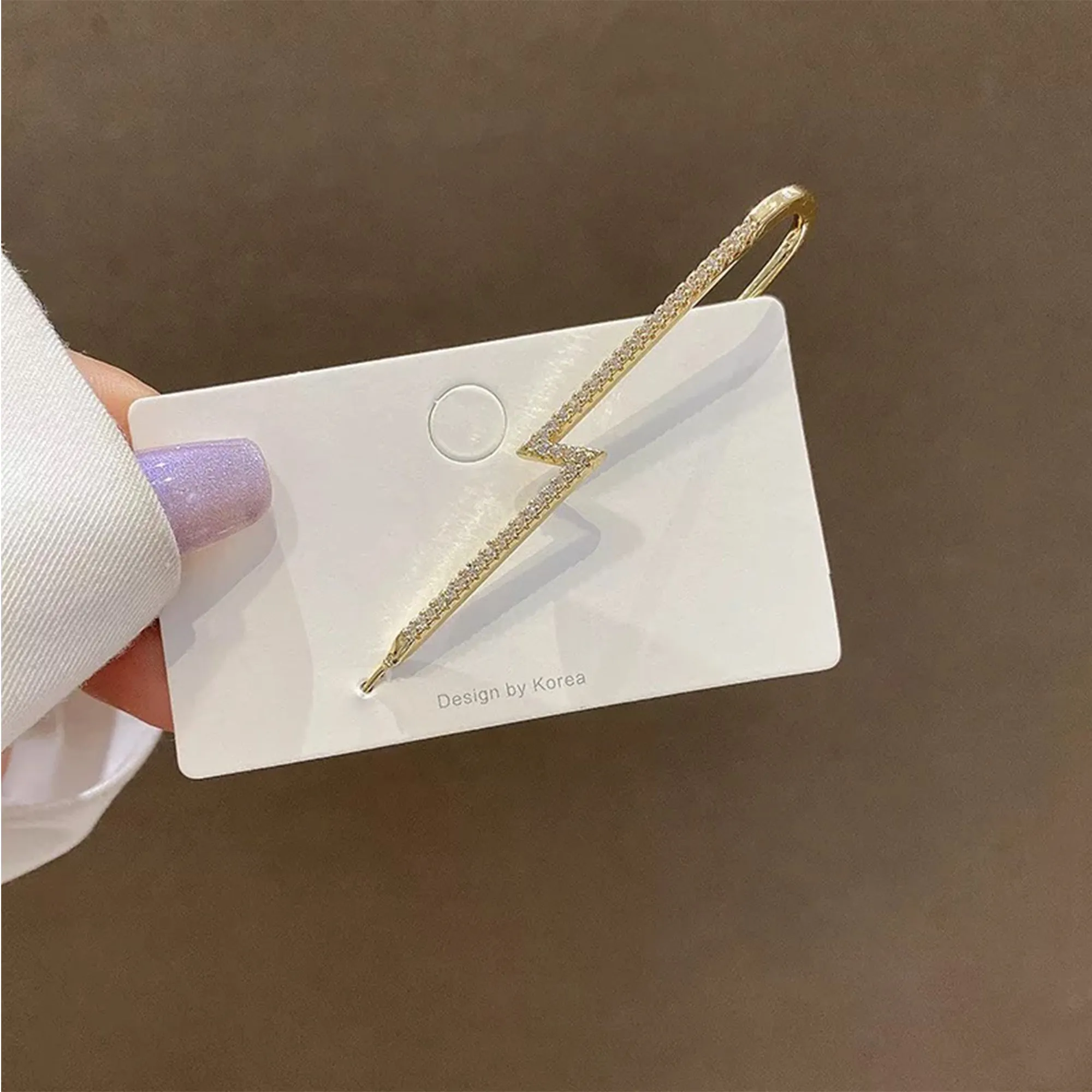Pack Of 4 Thunderbolt Cross And Butterfly Ear Cuff