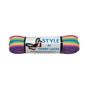 Pastel Rainbow WAXED LACES