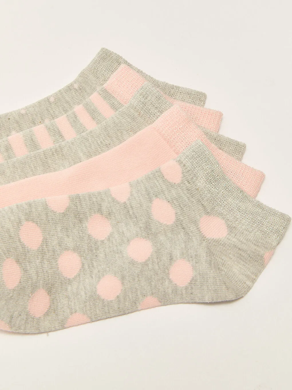 Patterned Women's Booties Socks Pack of 5
