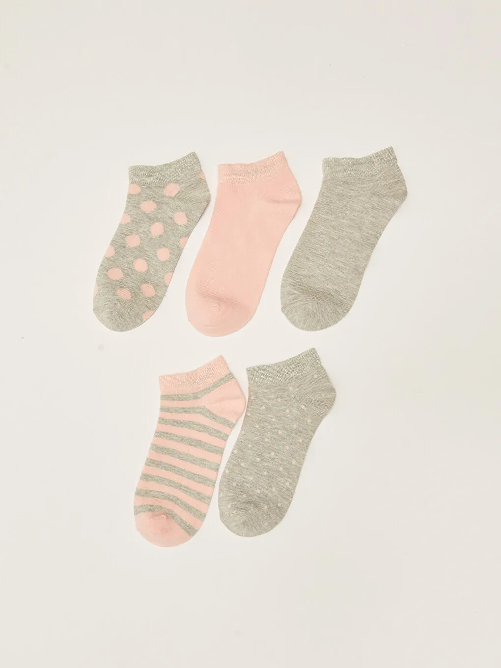 Patterned Women's Booties Socks Pack of 5