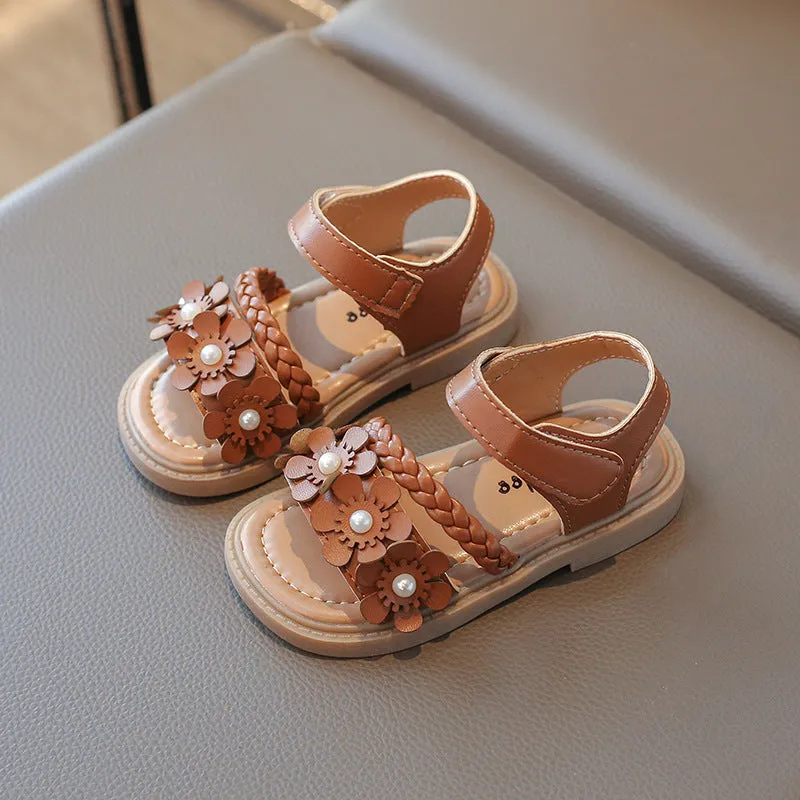 Personality Flower Soft Bottom Sandals