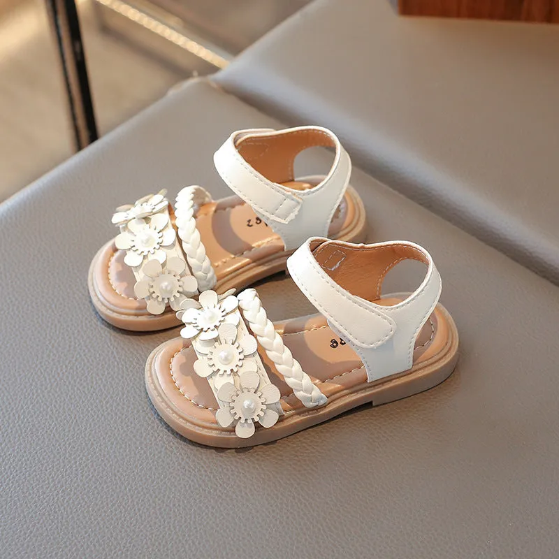 Personality Flower Soft Bottom Sandals