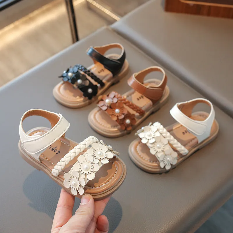 Personality Flower Soft Bottom Sandals