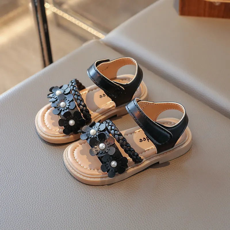 Personality Flower Soft Bottom Sandals