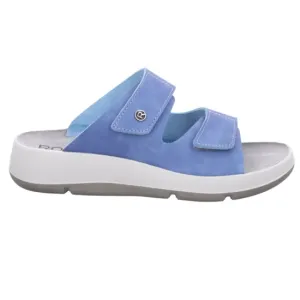 'Pignola' women's strap slide sandal - blue