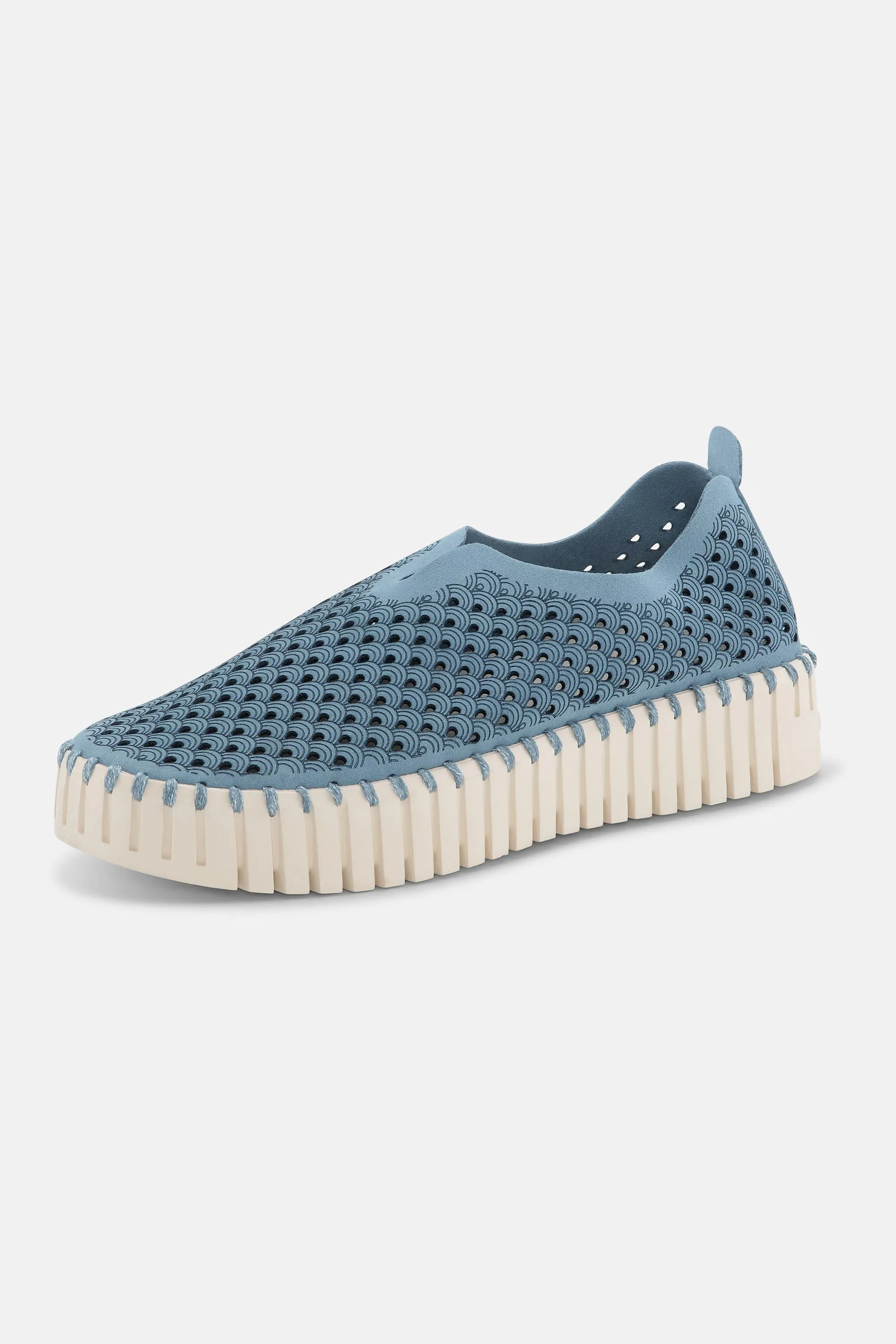 Platform Tulip Slipper - Blue Cloud