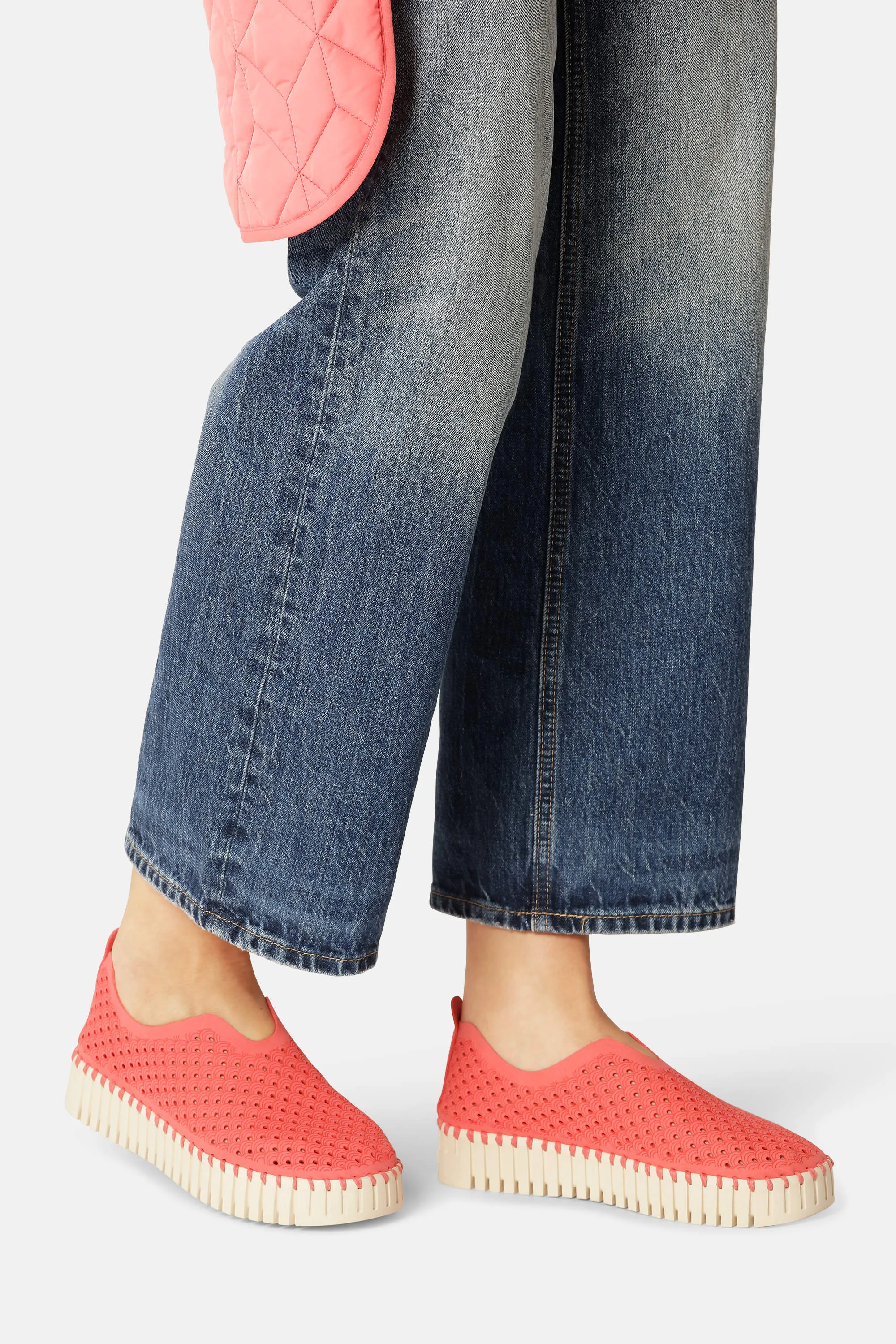 Platform Tulip Slipper - Raspberry