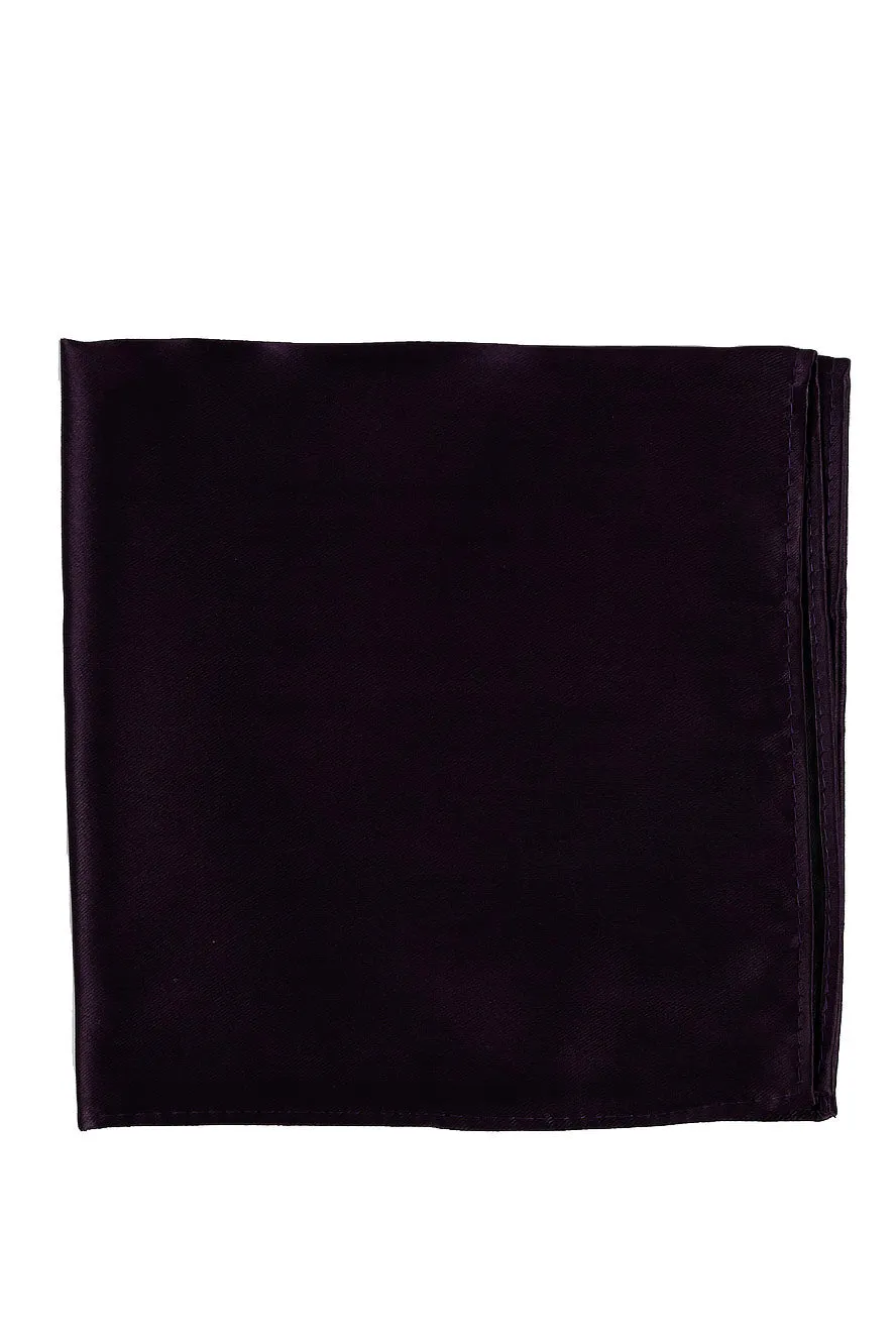 Plum Eternity Pocket Square