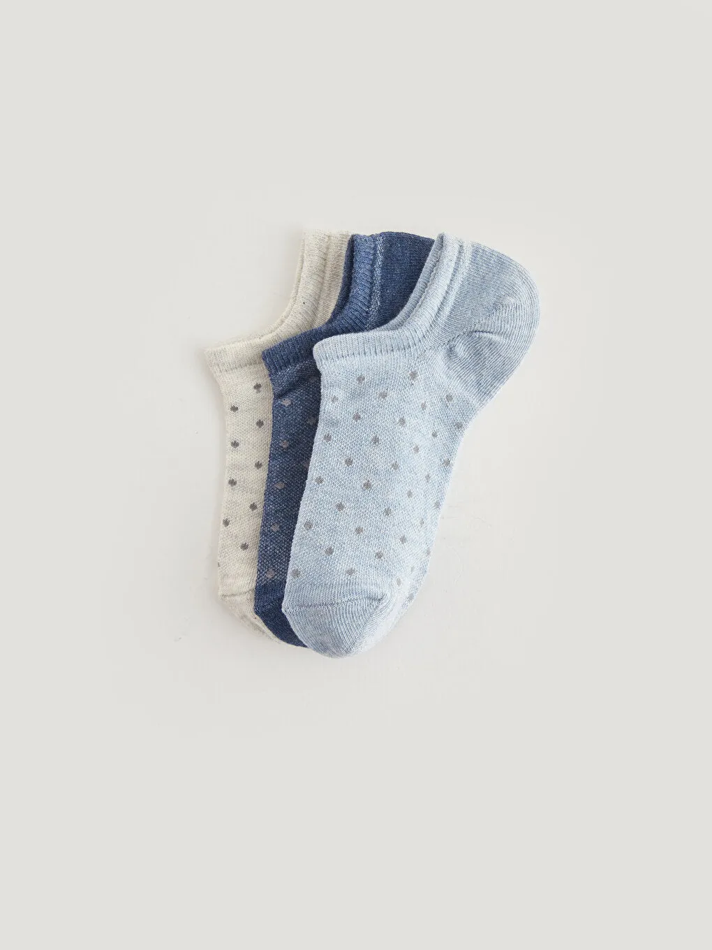 Polka Dot Women's Booties Socks Pack of 3