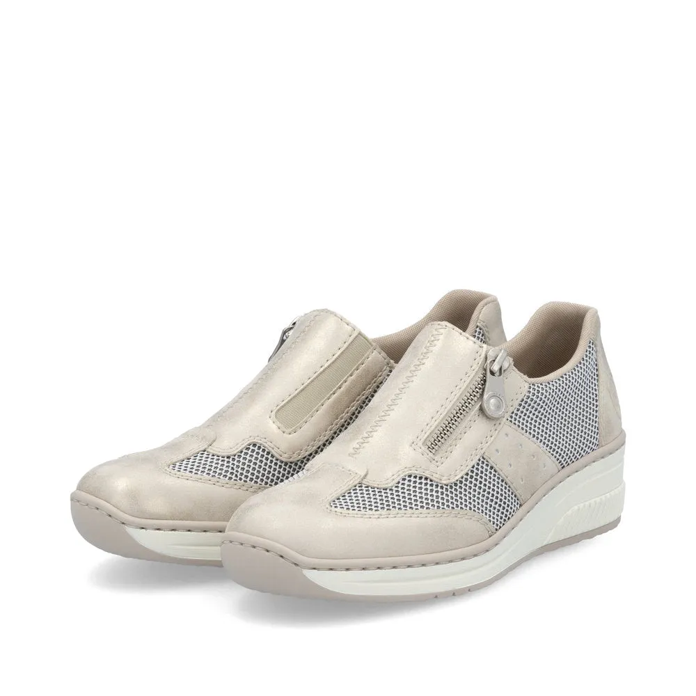 Rieker Casual Shoe with Side Zip