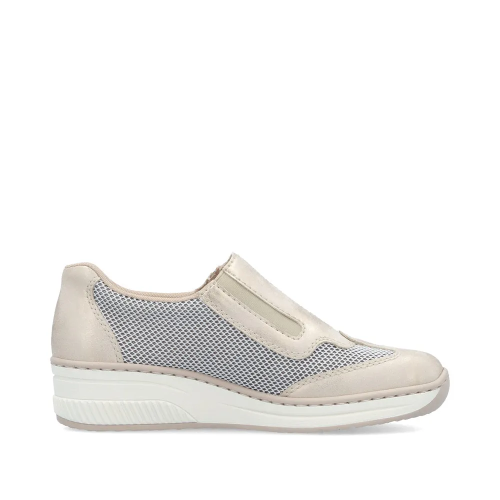 Rieker Casual Shoe with Side Zip