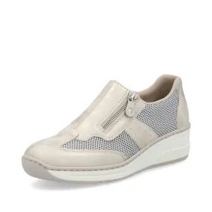 Rieker Casual Shoe with Side Zip