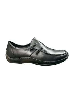 Rieker L1751-00 Black Loafers