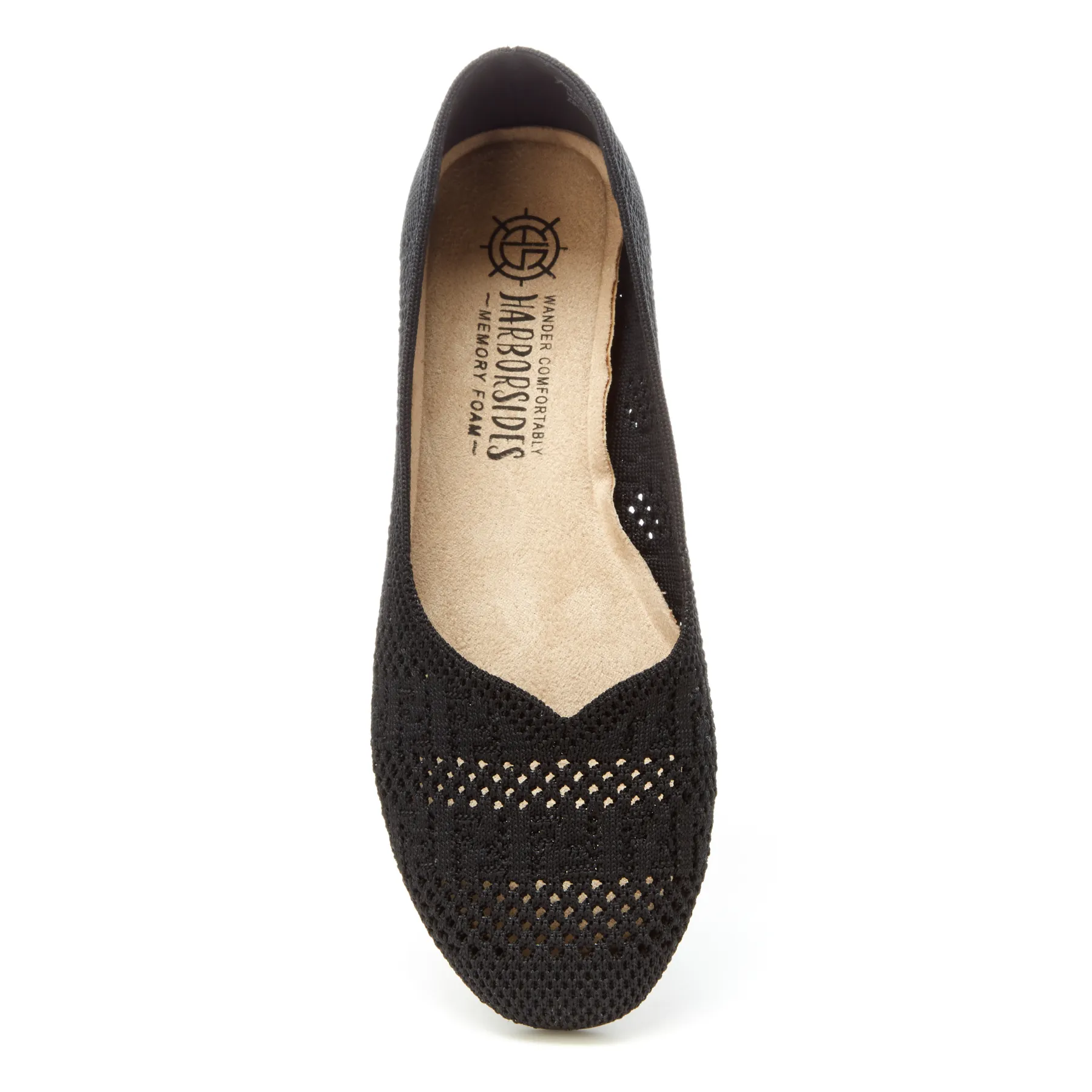 Round Toe Knit Top Slip-On Flats (Nicolette)