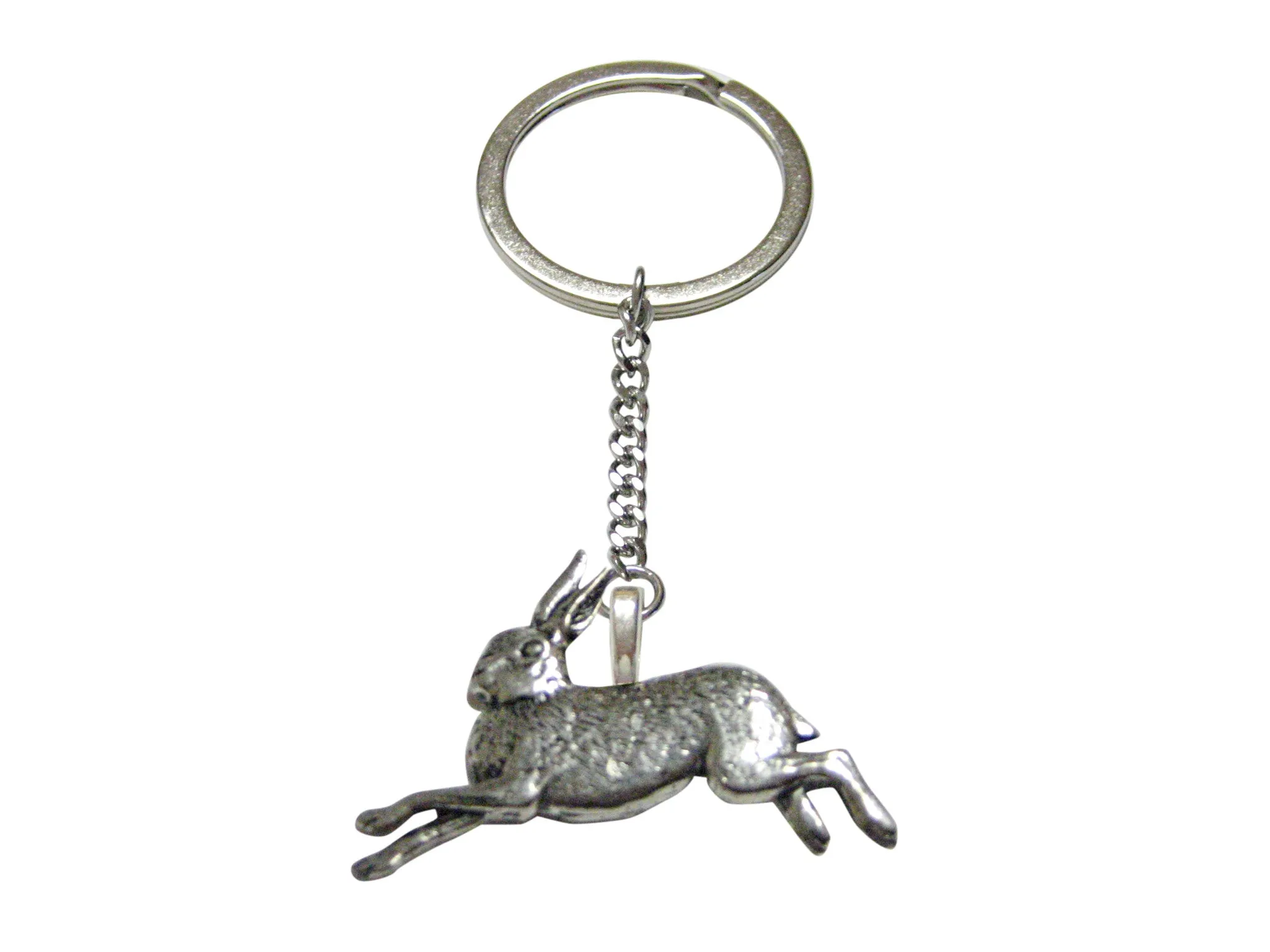 Running Rabbit Hare Pendant Keychain