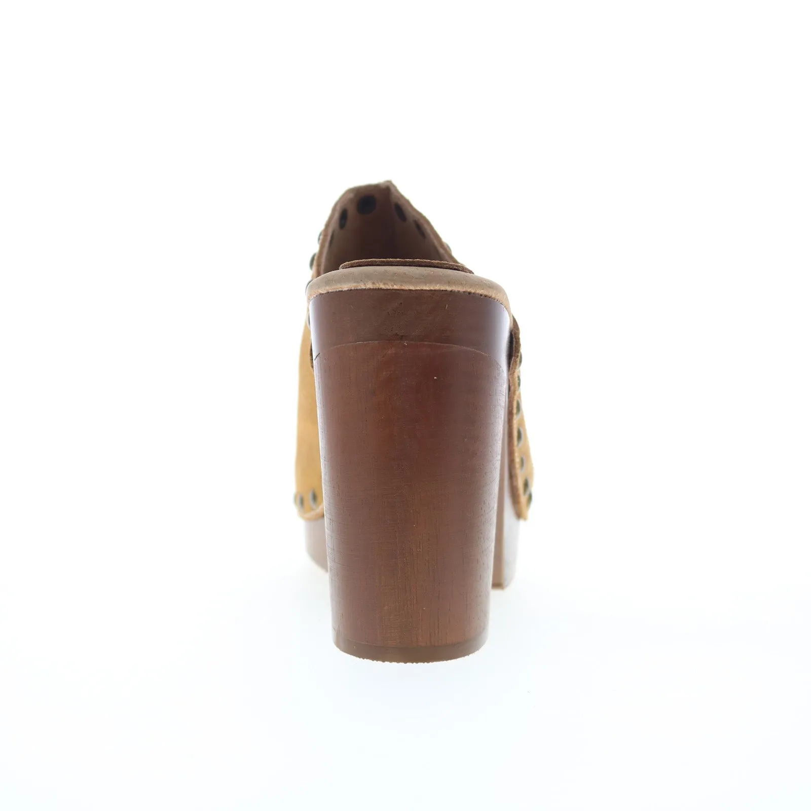 Sbicca Crowley PS113 Womens Brown Suede Slip On Mule Sandals Shoes