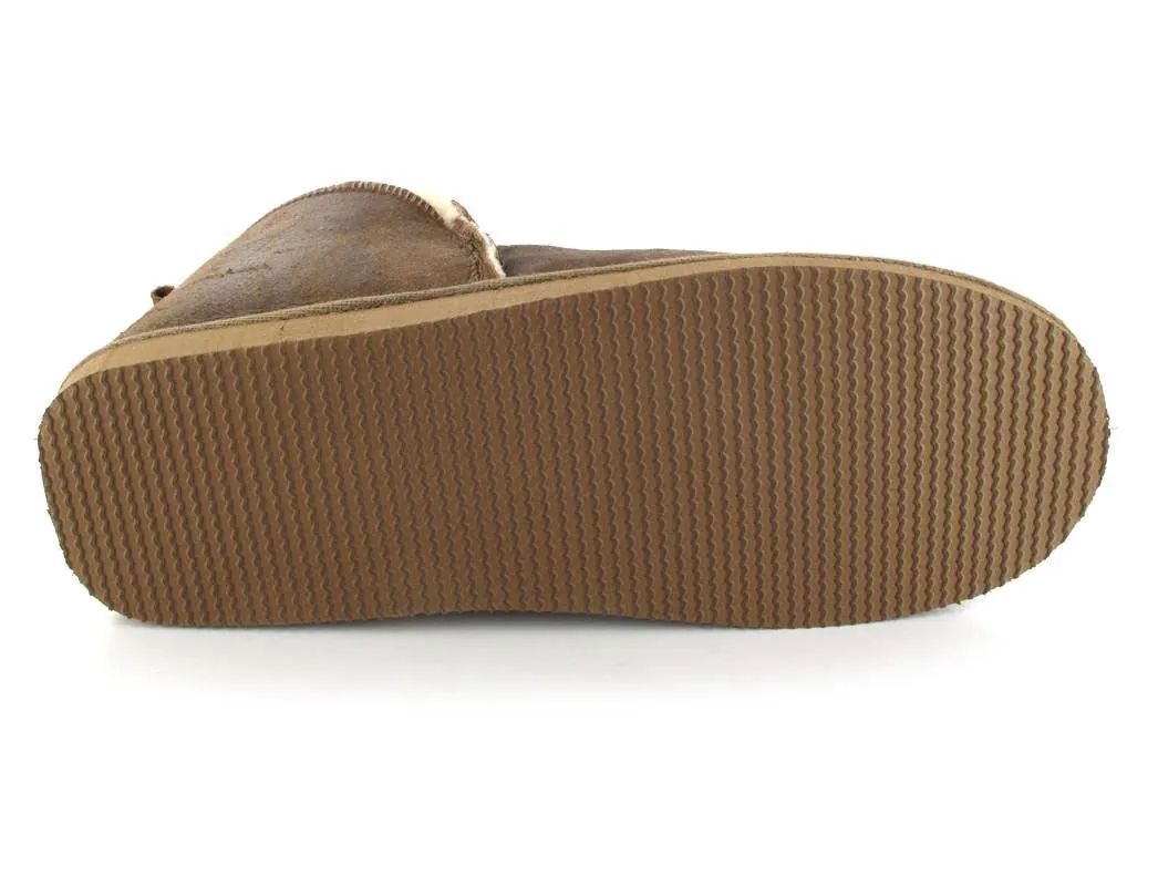 SHEPHERD Men's Ankle-High Shearling Slippers Anton
