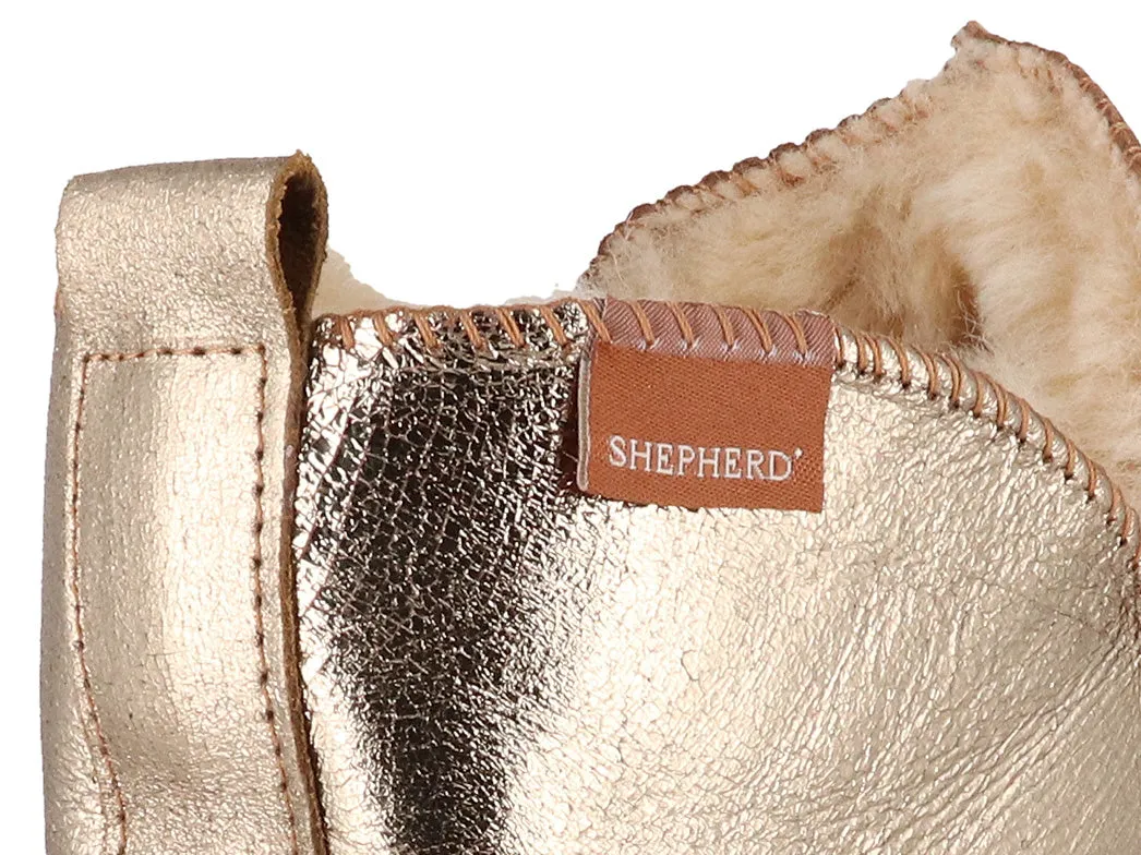 SHEPHERD Women Lambskin Boots 'Annie', cognac gold